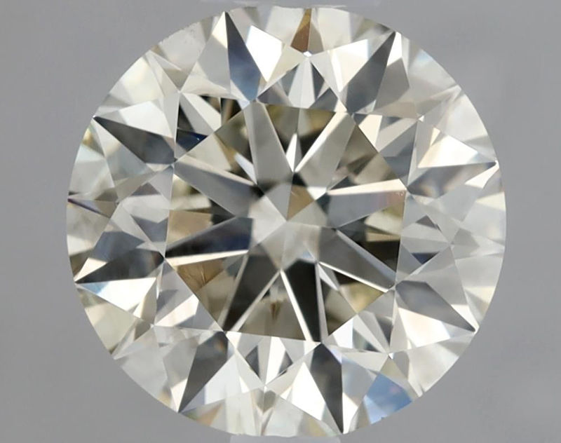 Picture of 1.57 carats ROUND IGI certified Loose diamond, L Color | SI2 clarity | EX cut