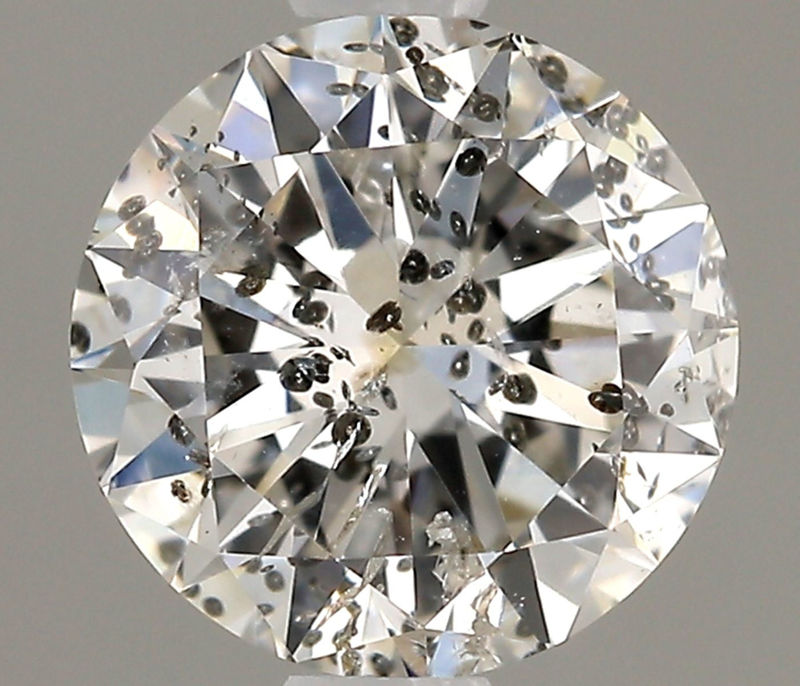 Picture of 0.52 carats ROUND Loose diamond, H Color | I2 clarity | GD cut