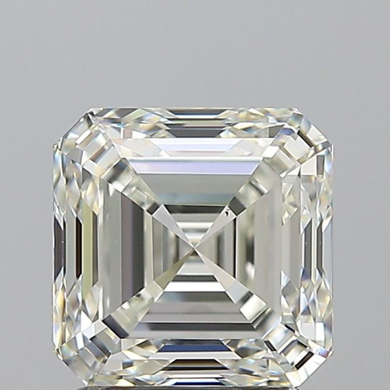 Picture of 2.01 carats SQUARE EMERALD HRD certified Loose diamond, H Color | VS2 clarity