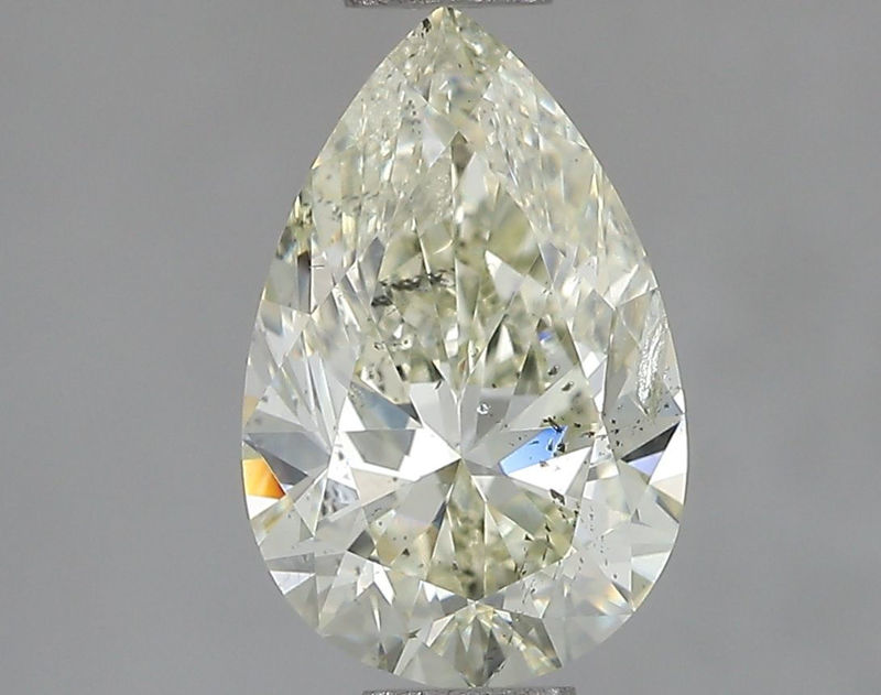 Picture of 1.52 carats PEAR IGI certified Loose diamond, K Color | SI2 clarity | VG cut