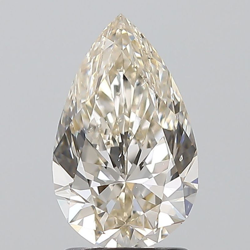 Picture of 1.7 carats PEAR HRD certified Loose diamond, J Color | VS2 clarity