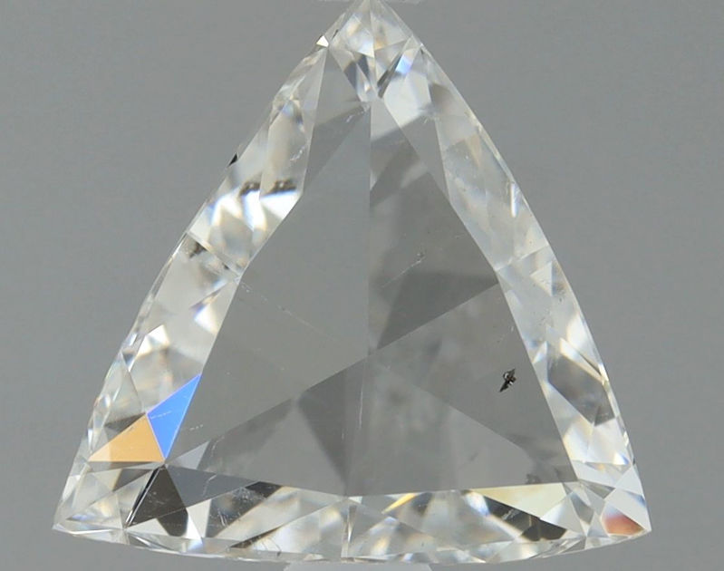 Picture of 0.97 carats TRIANGULAR GIA certified Loose diamond, F Color | SI2 clarity