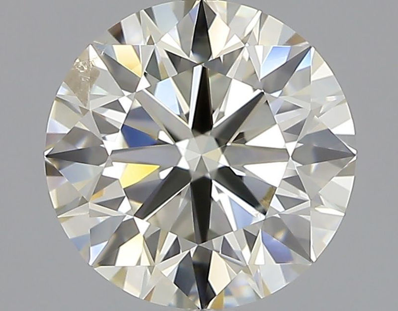 Picture of 1.51 carats ROUND IGI certified Loose diamond, L Color | SI2 clarity | EX cut