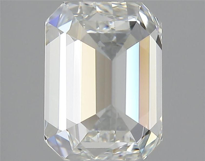 Picture of 2 carats EMERALD HRD certified Loose diamond, H Color | IF clarity